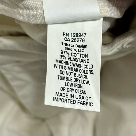 Nili Lotan Paris Pant in Eggshell Drop Crotch Cotton Twill Size 2 Edgy USA Work - Picture 9 of 13